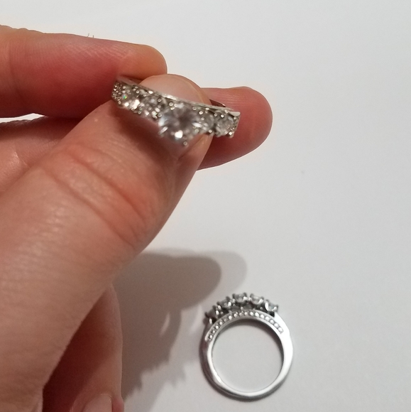 2Pcs/set 925 sterling silver ring! - Picture 12 of 13